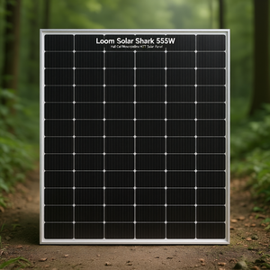 Panneau solaire monocristallin HJT à demi-cellules Loom Solar Shark 555W - Product Image 3
