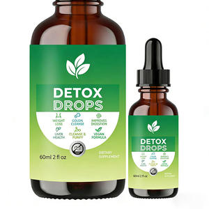 Suplementos de Salud en Gotas Líquidas Desintoxicantes para Limpiar el Colon y el Hígado con Hierbas Naturales Multifuncionales al por Mayor OEM para la Pérdida de Peso en Adultos - Product Image 1