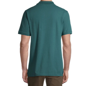 Camisa de Golf Premium para Hombre, 100% Algodón Jersey, Cuello Abotonado, Manga Corta, Transpirable, Casual, Verano, Corte Ajustado, Estilo Urbano, OEM 180g - Product Image 3