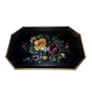 Decoración de mesa de CENA DE Hotel en casa, bandeja de Metal para servir, suministros de Hotel para restaurante, Bandejas para servir, bandeja para servidor de alimentos de calidad Superior - Product Image 2