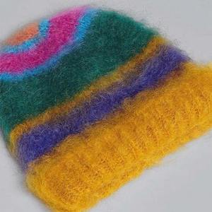 หมวกบีนนี่ถักโมแฮร์สำหรับผู้ชายและผู้หญิงหมวกบีนนี่ดีไซน์รูปสัตว์กันน้ำระบายอากาศได้ดีสำหรับกีฬาฤดูหนาวโลโก้ OEM ตามสั่ง - Product Image 2