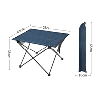 Table de pique-nique pliable de randonnée compacte en tissu Oxford 600D ultraléger d'usine XATP