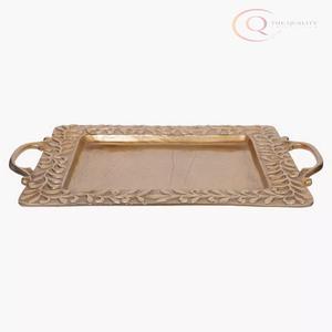 Plateau décoratif élégant en acier inoxydable pour le Ramadan |   Couleurs personnalisables et design contemporain pour les célébrations festives - Product Image 6