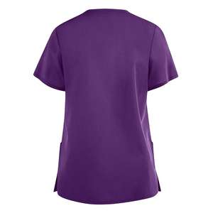 Ensembles de gommage pour infirmières de qualité supérieure uniformes d'hôpitaux de créateurs élégants grande taille tissu tricoté ODM vente en gros - Product Image 5