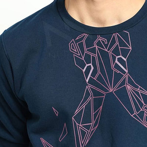 Sudadera lisa de poliéster y algodón de estilo único con sudadera de manga larga con cuello redondo para hombre - Product Image 4