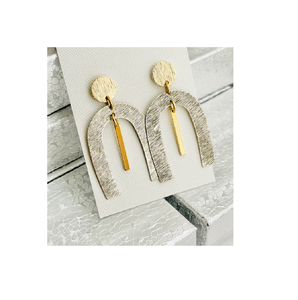 ต่างหูแฟชั่นรูปพระจันทร์และพระอาทิตย์สีสันสดใส รุ่นใหม่ล่าสุดปี 2025 ต่างหูแบบติดหูทรงสี่เหลี่ยมเล็ก สไตล์นิวยอร์ก สำหรับฤดูหนาว เหมาะสำหรับผู้หญิง - Product Image 3