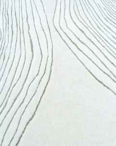 พรมขนสัตว์ลายดอกไม้ทำมือ ซักได้ เป็นมิตรกับสิ่งแวดล้อม เหมาะสำหรับห้องนั่งเล่น ห้องนอน โรงแรม และบ้านสมัยใหม่ - Product Image 3