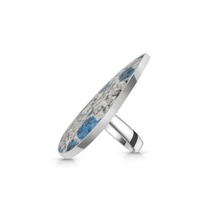 Bague de fiançailles à la main en argent sterling 925 avec cabochon de jaspe K2 en argent fin pour cadeau de mariage - Product Image 3