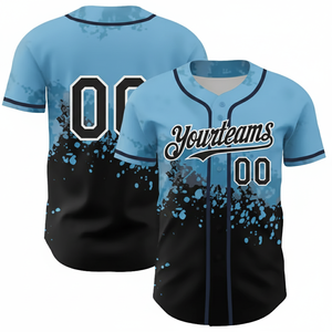 Premium Quality Custom 100% Polyester Heat-Transfer Printed <b>Baseball</b> Jerseys Breathable Quick Dry Crew Neck Unisex Plus Size - Product Image 3