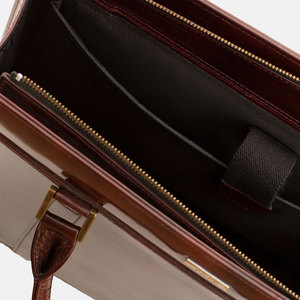 Vendeur en gros de sacs à bandoulière en cuir pour hommes sac d'ordinateur de bureau formel en cuir de vache vintage pour hommes - Product Image 3