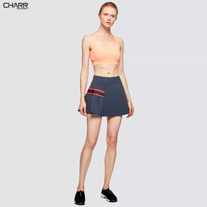 Falda de tenis de cintura alta para mujer, ropa deportiva de alta calidad, transpirable, con bolsillos, estilo único - Product Image 6