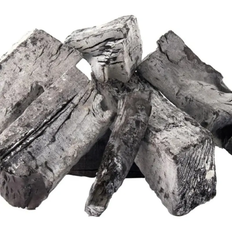 Carbón de leña natural de alta calidad de la mejor calidad, venta al por mayor, carbón blanco de lichi, carbón de baja humedad sin humo