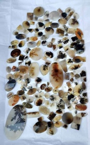 Piedras preciosas sueltas de ágata dendrítica Shazar de alta calidad de grado AAA + hermoso cabujón Natural para hacer joyas piedras, - Product Image 4