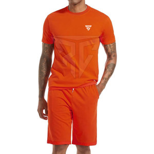 Conjunto de Camisetas de Entrenamiento Personalizadas para Hombre, 100% Algodón, Transpirable, Casual, Talla Grande para Uso en Exteriores, Diseño Sólido, Colores Personalizados, Logotipo - Product Image 1