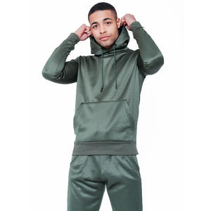 Trajes de chándal de entrenamiento de dos piezas personalizados para hombre Ropa de correr de poliéster con logotipo Trajes de chándal de lana de invierno - Product Image 6