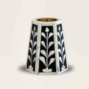 Brûleur d'encens Bakhoor en os incrusté, cadeaux spéciaux Ramadan Aïd, Mubkhar d'Inde pour usage religieux - Product Image 2