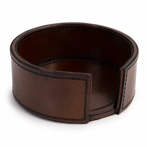 Dessous de verre de table en cuir pour décoration de table à manger Dessous de verre en cuir pour tasse Dessous de verre debout pour cadeaux - Product Image 4