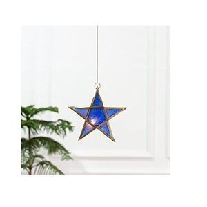 Linterna de estrella decorativa, farol colgante de Navidad para decoración festiva del hogar, venta al por mayor, barato - Product Image 6