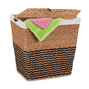 Seagrass <b>basket</b> organizer wholesale supply sea grass bin <b>baskets</b> hand woven raffia <b>straw</b> bins - Product Image 1