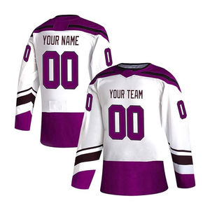Concevez votre propre logo maillot de hockey sur glace maillot de hockey sur glace de haute qualité 100% polyester respirant fabriqué au Pakistan prix bon marché - Product Image 2
