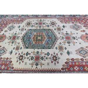 Alfombra de 6.9x10.8 pies, Alfombra Turca Extra Grande, Alfombra Roja con Puntos - Product Image 5