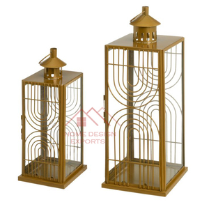 Galvanize Metal <b>Candle</b> <b>Lantern</b> <b>Garden</b> Decor <b>Candle</b> Arrangements <b>Candle</b> <b>Lantern</b> - Product Image 4