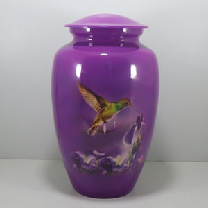 Urna artesanal de metal de la mejor calidad altamente solicitada para cremación/recuerdo de adultos para guardar las cenizas de los seres queridos - Product Image 5