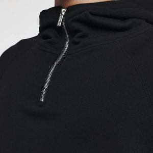 Sweat-shirt sportif brodé personnalisé OEM à col zippé, coupe oversize, épais, pour l'hiver, prix de gros - Product Image 5