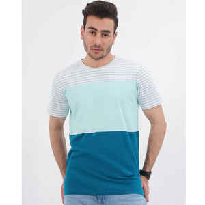 Camiseta de Hombre Orgánica 100% Algodón Ligera con Efecto Desgastado Estilo Hip Hop con Letras Anti-Pilling Blanca Bajo MOQ para Impresión Digital - Product Image 5