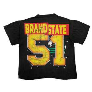 T-shirt surdimensionné personnalisé en coton lourd imprimé graphique décontracté pour hommes t-shirts vierges vintage lavés à l'acide chemises pour hommes - Product Image 2