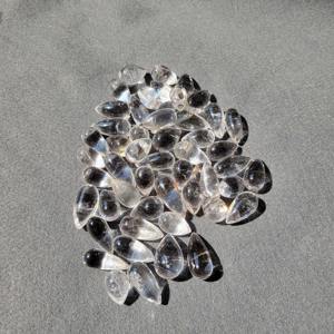 เครื่องประดับแฟชั่นทรงรีทรงรีสลักลายนูนทรงรีจี้พื้นบ้านทำจากหินควอตซ์ธรรมชาติที่ชัดเจน - Product Image 6