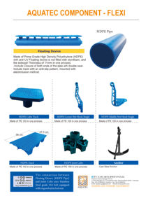 1 año de garantía - Jaula flotante para peces AQT de HDPE, tamaño 3x3 metros, 8 agujeros/unidad para piscicultura - Product Image 4