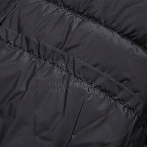 Vente en gros Veste polaire pour homme avec col montant en toile de polyester imperméable avec logo personnalisé pour l'extérieur - Product Image 5