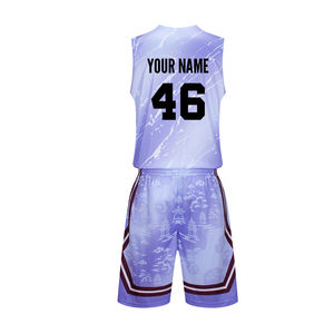 Conjuntos de Ropa Deportiva de Baloncesto Metaverso 2026 al por Mayor, Uniformes de Baloncesto Estampados, la Mejor Camiseta de Baloncesto, Ropa Deportiva de Baloncesto de Verano - Product Image 6