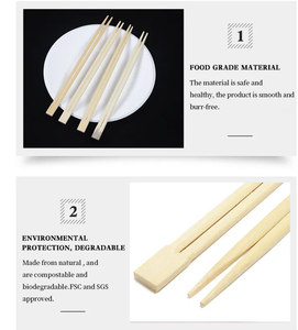 Palillos de bambú desechables de primera calidad con logotipo personalizado, ideales para uso en camping - Product Image 4