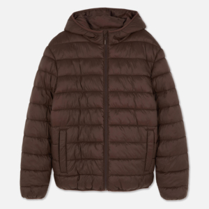 Abrigo acolchado con burbujas de invierno de algodón con logotipo personalizado para hombre, chaqueta acolchada negra de poliéster para exteriores para hombre - Product Image 5