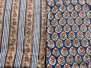 Tissu en coton imprimé à la main luxueux pour vêtements, textiles de maison accessoires d'ameublement et de sacs tissu imprimé de matière première - Product Image 2