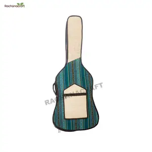 Gitar Terbaik Rami Ukulele Tas Sling Bag Tali Cross Body Akustik Alat Musik Klasik Gig Grosir dengan Saku Besar