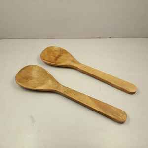 Unique ทําด้วยมือช้อนไม้สลัดสําหรับห้องครัวบ้านร้านอาหารโรงแรมใช้เครื่องมือครัวบนโต๊ะอาหารอาหารเย็น - Product Image 5