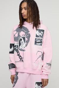 เสื้อสวมหัวแบบลำลองใส่ได้ทั้งชายและหญิงมีฮู้ด100% มีฮู้ดผ้าคอตตอนพิมพ์ลายเป็นที่ต้องการ2025 - Product Image 2