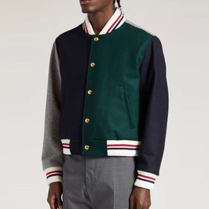 HMS Private Label High Quality Competitive Price 100% Wool Hooded Eco-Friendly Winter Varsity <b>Baseball</b> <b>Jackets</b> Personalized Logo - Product Image 5