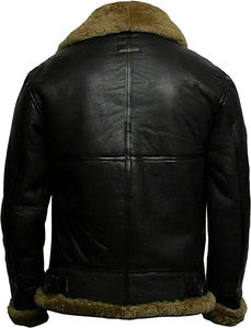 แจ็กเก็ตผ้าแคนวาสสำหรับผู้ชาย WW2นักบินรบแบบขนแกะด้านในเป็นมิตรกับสิ่งแวดล้อมผลิตจากผ้าแคนวาส OEM - Product Image 6