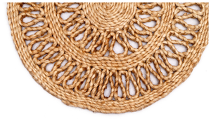 Manteles individuales trenzados redondos hechos a mano, decoración de mesa de comedor interior/exterior de lujo, estilo rústico, manteles resistentes al calor - Product Image 2