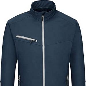 แจ็คเก็ตฤดูหนาวคุณภาพสูง แจ็คเก็ตผ้าซอฟต์เชลล์ ไซส์ใหญ่สำหรับผู้ชาย รับสกรีนโลโก้ - Product Image 2