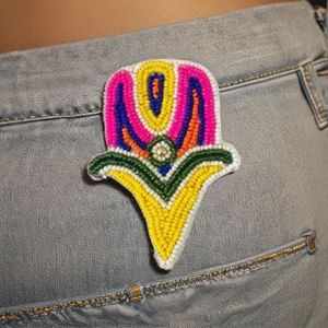 Accessoires de traitement de vêtements de haute qualité Patchs perlés de concepteur Embellissements pour la décoration de la maison Qualité d'exportation - Product Image 2