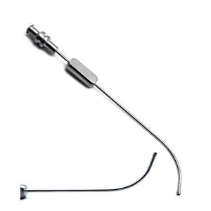 แคนนูลาดูดแบบแมนนวล สแตนเลส ใหม่ ขนาด 4 มม. 6 นิ้ว สำหรับการผ่าตัดทางทันตกรรม ใส่รากฟันเทียม และไซนัส - Product Image 3