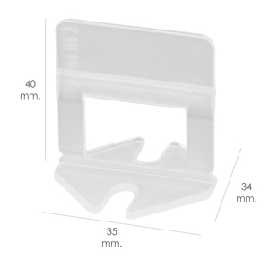 Cunei per Livellamento Pavimenti 1 mm (Confezione da 100 Unità) - Product Image 2