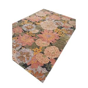 Hacienda Blue <b>Large</b> Area 9x12 Hand Tufted Wool & Viscose Rug Floral Pattern for Home & Hallway 10mm Thickness Model Top-291 - Product Image 2