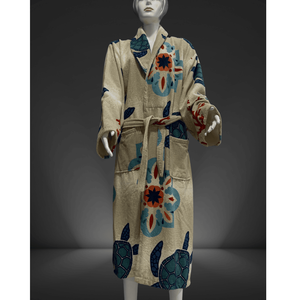 Albornoz de 100% algodón unisex para mujer Kimono informal de secado rápido de Turquía Woven Technics - Product Image 2