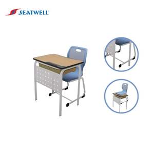 Muebles escolares para niños, pupitre y silla para estudiantes - Product Image 1